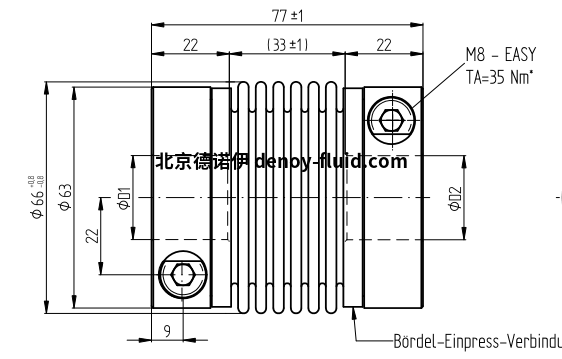 JAKOB 金属波纹管联轴器KM系列 JAKOB 金属波纹管联轴器KM60