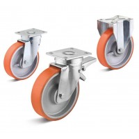 TORWEGGE不锈钢脚轮 TPBK-160-40-60采用高合金不锈钢铬镍钢制成