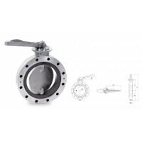 warex valve DKZ 103R蝶阀  用于塑料化工食品矿产