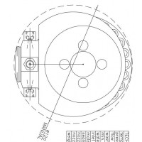 布隆迪bolondi特殊版本清洗消毒旋转喷嘴MW510A RW086AU